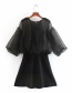 Fashion Black Patchwork Dress