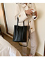 Fashion Coffee Color Pleated Panel Shoulder Bag