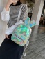 Fashion Light Blue Stars Sequined Bunny Ears Backpack
