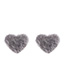 Fashion Gray Mink Fur Ball Pearl Earrings