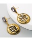 Fashion Silver Wreathed Tree Circle Earrings With Diamonds And Pearls