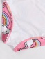 Fashion Pink Rainbow Pegasus One-piece Swimsuit