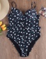 Fashion Black Flower Printed Hard Pack Waistband Swimwear