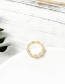 Fashion Golden Alloy Bamboo Ring