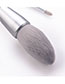 Fashion Elegant Silver 8 Stick Makeup Brush Set