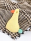 Fashion Khaki Duck Houndstooth Children's Triangle Scarf