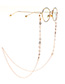 Fashion Golden Round Cutout Eyeglasses Chain