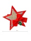 Fashion Red Pentagram Star Bell Children's Hair Clip