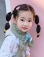 Fashion Korean Pink Lambskin Crocodile Children Scarf