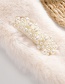 Fashion Creamy-white Bead-like Rabbit Fur Collar
