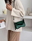 Fashion Green Geometric Love Panel Crossbody Shoulder Bag