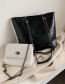 Fashion White Panel Lambskin Chain Shoulder Bag