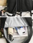 Fashion Khaki Pendant Panel Backpack