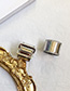 Fashion Golden Sewing Ruler Glossy Ring