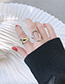 Fashion Silver Hollow Section (opening) Irregular Openwork Geometric Open Ring