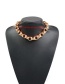 Fashion Golden Round Chain Necklace