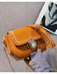 Fashion Green Chain Lock Embroidered Shoulder Bag