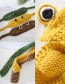 Fashion Beige Frog Frog Wool Big Eyes Knitted Hat