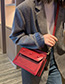 Fashion Red Flap Diamond Cross Body Shoulder Bag