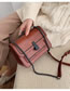 Fashion Red Wine Embroidered Chain Shoulder Bag