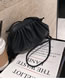 Fashion Black Cloud Clip Shoulder Crossbody Bag
