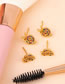 Fashion Color Snail Stud Earrings