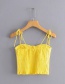 Fashion Yellow Chest Strap With Two Straps