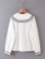 Fashion White Patchwork Lace Baby Face Shirt