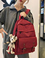 Fashion Khaki Panel Buckle Backpack