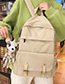 Fashion Dark Green With Pendant Panel Buckle Backpack