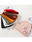 Fashion Caramel Colour Woolen Printed Letter Hat