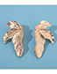 Fashion Golden Irregular Wings Earrings