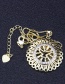 Fashion Gold-plated Openwork Holy Spirit Bird Necklace