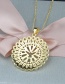 Fashion Gold-plated Openwork Holy Spirit Bird Necklace