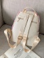 Fashion White Children's Backpack With Sequins