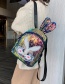 Fashion Pink Children's Backpack With Sequined Bunny Ears