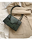Fashion Green Stone Textured Flap Shoulder Bag