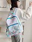 Fashion Silver Sequined Mermaid Backpack