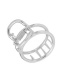 Fashion Rose Gold Round Hollow Grab Clamp