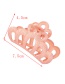 Fashion Rose Gold Geometric Hollow Crown Grabber Clamp