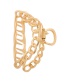 Fashion Rose Gold Hollow Chain Gripper Clamp