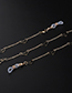 Fashion Golden Moon Skeleton Chain Glasses Chain