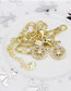 Fashion Gold-plated Bicycle Necklace With Diamonds