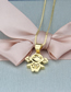 Fashion Gold-plated Little Girl Necklace With Diamonds