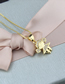 Fashion Gold-plated Little Girl Necklace With Diamonds