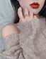 Fashion Purple Love Ring With Crystal Zircon