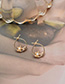 Fashion Golden Pearl Star Geometric Cross Earrings