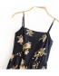 Fashion Navy Flower Print Camisole