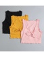 Fashion Pink Lace-up V-neck Vest