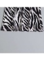 Fashion Zebra Pattern Animal Print Tube Top